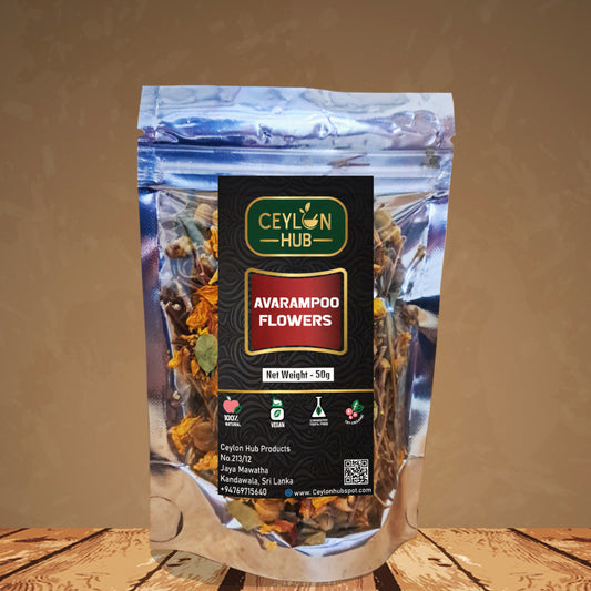 Dried Avarampoo Flowers Natural Tanner’s Cassia Auriculata Ranawara Herbal Tea from Ceylon