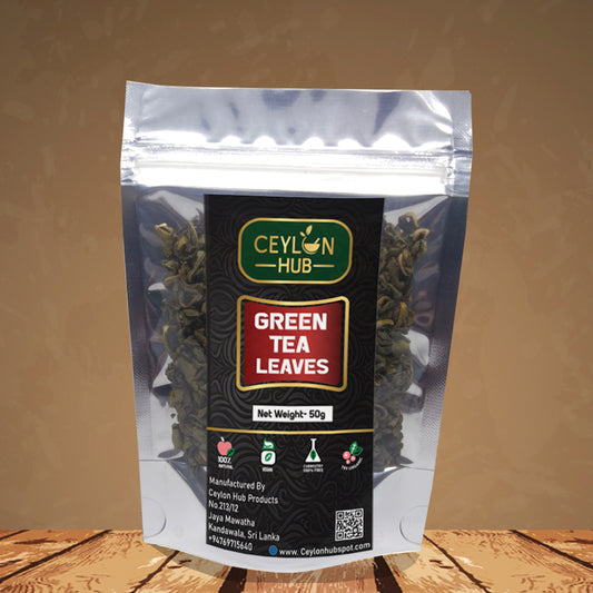 Organic Green Tea Leaf Dried Camellia Sinensis Herb from Ceylon – Premium Quality