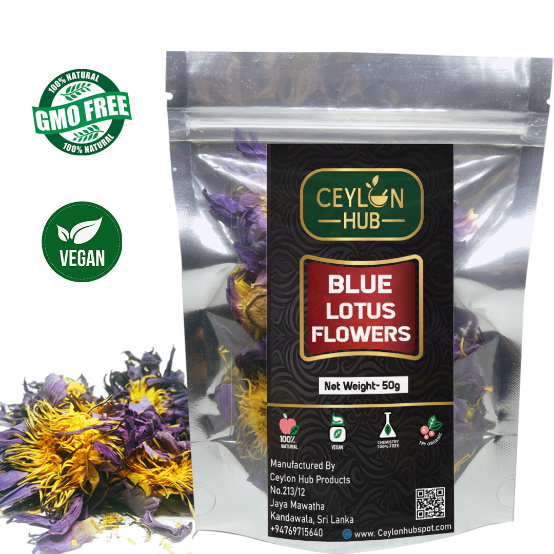 Blue Lotus Flowers Nymphaea Caerulea Organic Premium Quality For Tea, Bath, Incense