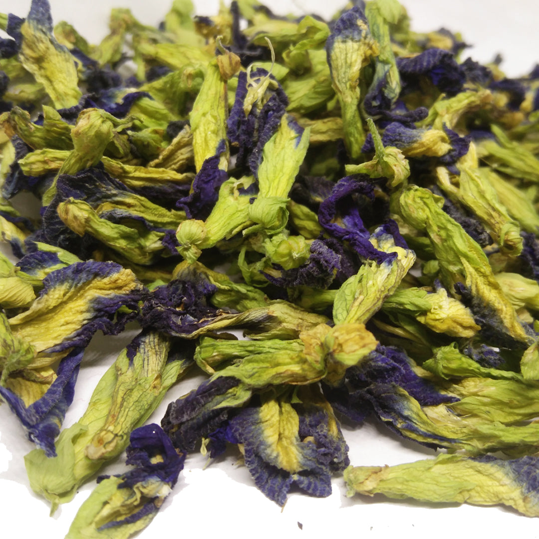 Dried Blue Butterfly Pea Natural Flowers Clitoria Ternatea Tea Herbal From Ceylon